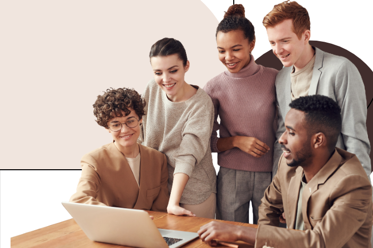 The Adspire Digital team working on digital strategy and business growth